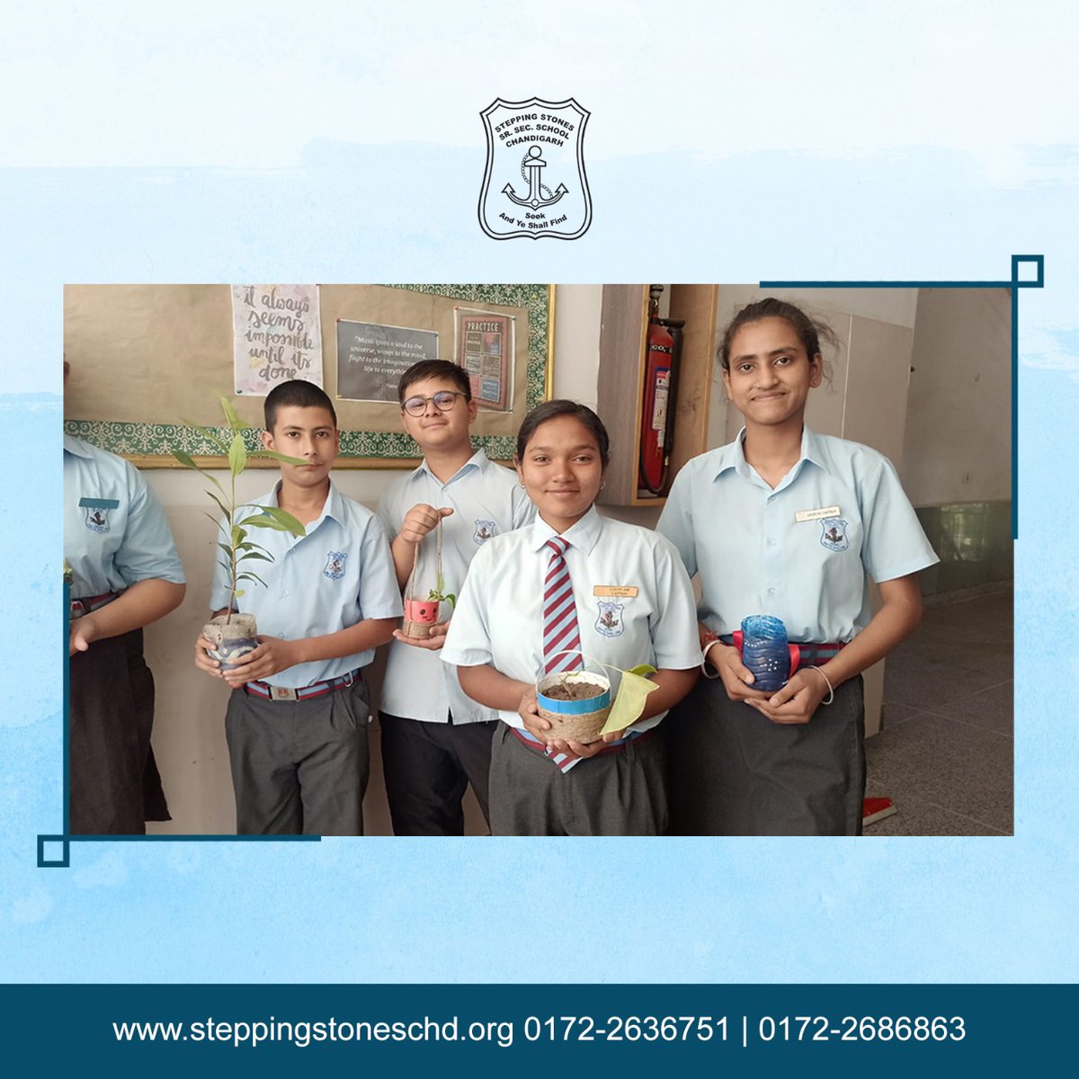 stones_school's tweet photo. World Environment Day
In order to commemorate World Environment Day, Stepping Stones School has undertaken various initiatives to teach children about the importance of saying No to plastics. .

#WorldEnvironmentDay #EnvironmentDay #SteppingStones #Bestschool #CBSE #Chandigarh https://t.co/vD9sNv8ueo