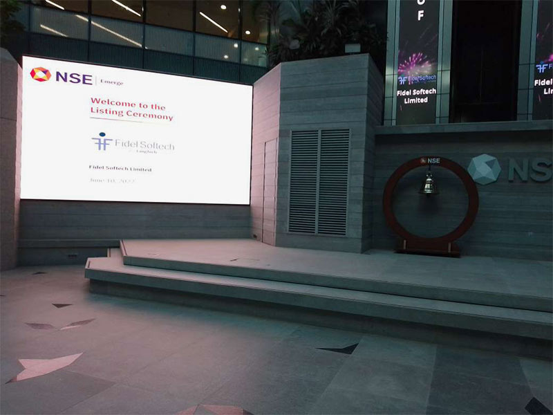 FidelTech's tweet photo. The NSE Emerge Bell 🔔 has rung for the listing of Fidel Softech Limited's shares ! 📈

On this auspicious day, we would like to thank our #employees, #investors, lead managers, and everyone who has been a part of our journey, to help us achieve this milestone. 🏆

#nse #IPO https://t.co/P3ds16R2fu