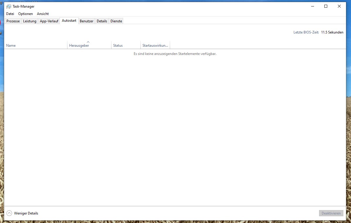 Mal eine Frage an die #Windows10 Experten: Mein Autostart im Task Manager ist leer. Unter C:\Users\XXXX\AppData\Roaming\Microsoft\Windows\Start Menu\Programs den Ordner 'Startup' anlegen (1. gefundene Onlinehilfe) bleibt ohne Erfolg. Hat noch jemand einen Lösungsvorschlag?