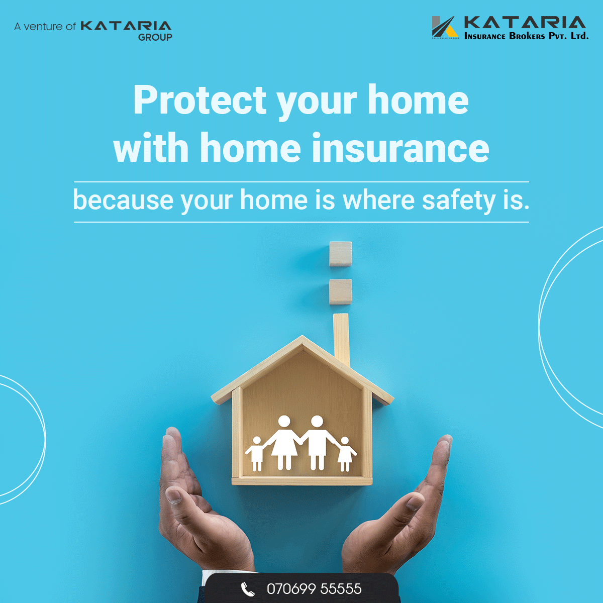 Katariagroupco's tweet image. Home is the place where you feel safe and protected. Give your home protection with #HomeInsurancePolicy

To know more, call at +91 7069955555 or mail us at kibpl@kataria.co.in

#Kataria #KatariaGroup #KatariaInsurance #Insurance #HealthInsurance #MotorInsurance #TravelInsurance
