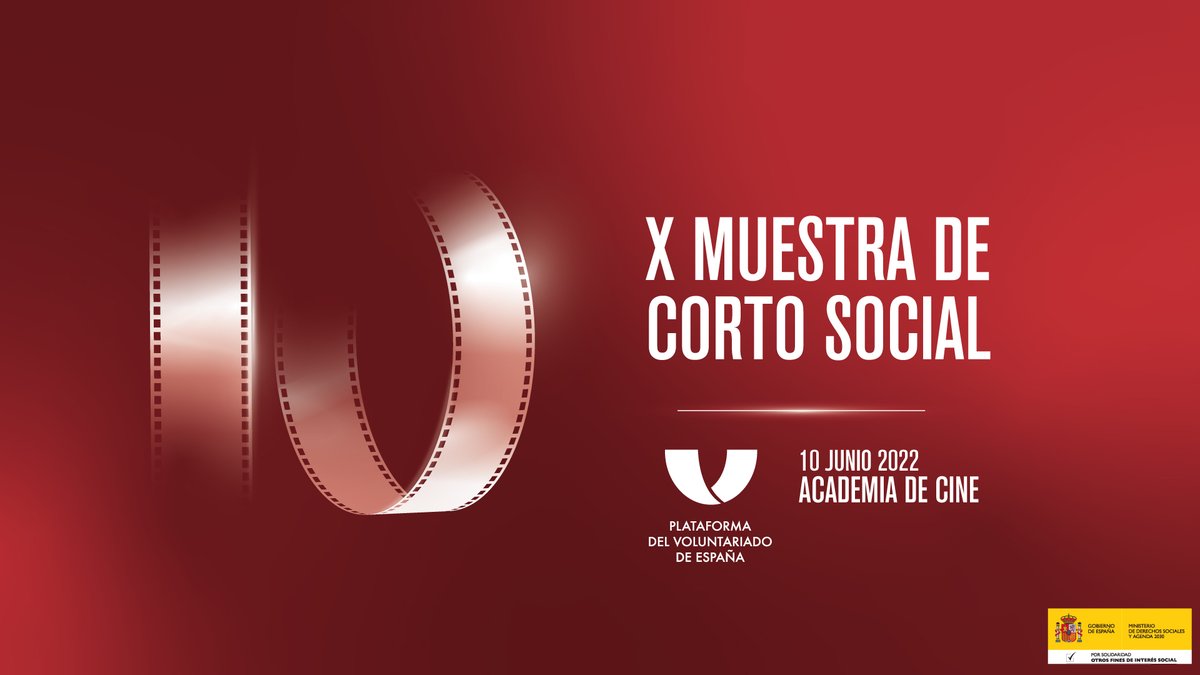 pvoluntariado's tweet photo. ¡Hoy es el día!👏👏👏👏

Esta tarde celebramos la #XMuestraCortoSocial y.... ¡estás invitado!❤️📽️

➡️Te esperamos a las 18h en la @Academiadecine (entrada gratuita hasta completar aforo)
🎞️🎞️🎞️🎞️🎞️🎞️🎞️
https://t.co/aP04eR6O8i https://t.co/KRujLWXTNE