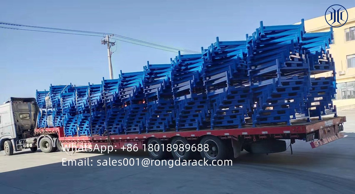 Delivery today,  nice Friday. 
​Warehouse racks, roll cage, fillet pallet and stacking racks, welcome contact for inquiry. 
​WhatsApp : +86 18018989688
​E-mail :  sales001@rongdarack.com