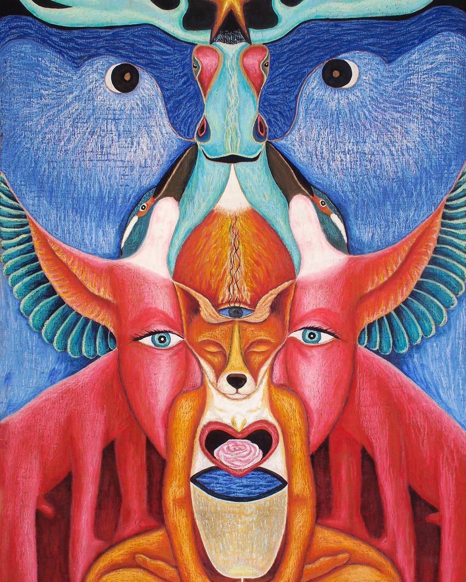 Love bonding with animals to find wisdom, purity and encouragement.#animalwisdom #art #connection #NFT