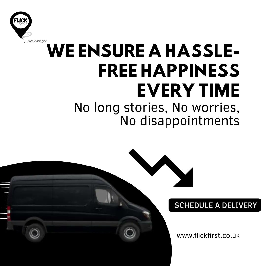 FlickFirst_Ltd's tweet photo. No time for excuses, our focus is on getting the job done.
Book with us for fast same day deliveries. 

#flickfirst #samedaydelivery #london #deliveryguy #courier #ldn #M25 #SmallBusinesses #noexcuses #hasslefree #trust #Driver https://t.co/XSBvSA88Vk