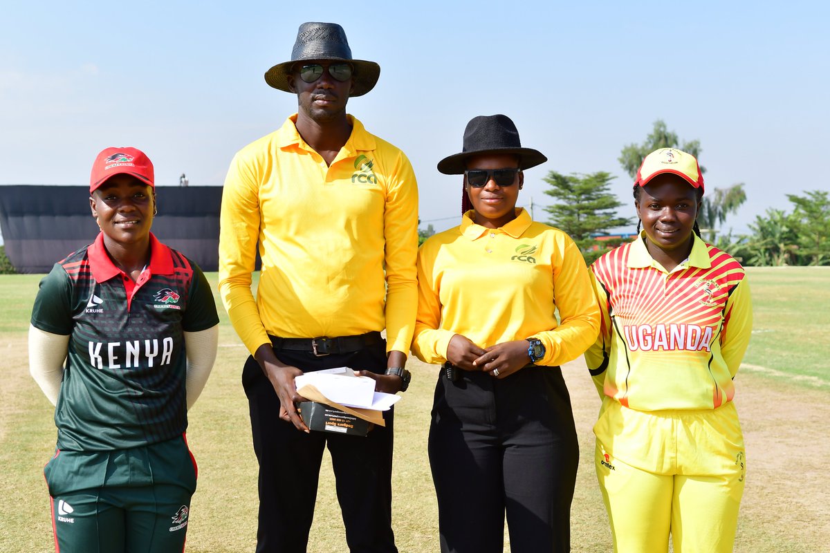 RwandaCricket's tweet photo. Kenya vs Uganda
Uganda won the toss and opted to bat
#KwibukaT20 #KENvUG
Coming up next: National anthems https://t.co/NTHDqYHFkp