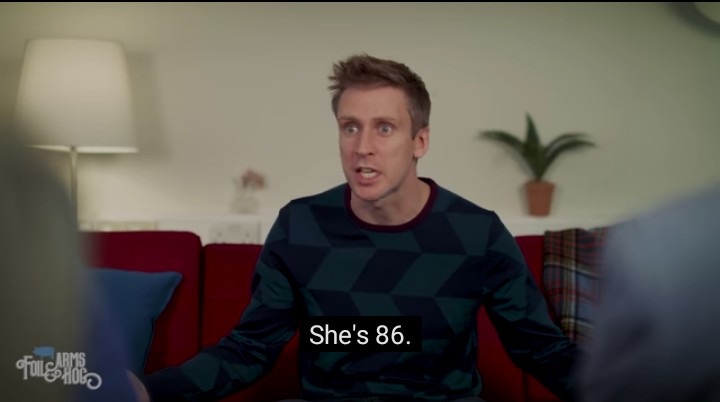 Sudipta_Sharmin's tweet image. I know Mrs Geraghty is all about gin &amp;amp; tonic, probably tea isn't her thing, but this feels like such a strong reference to her, especially with the mention of the age. The grandson is identical too! 😄👵🏻☕ #TeaAddiction #MrsGeraghty #FoilArmsAndHog