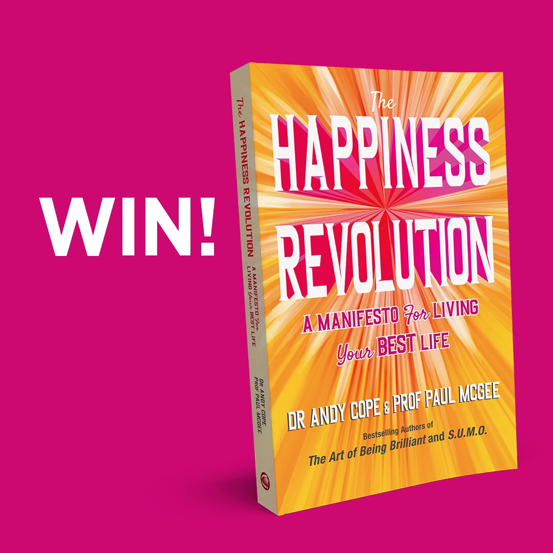 thisiscapstone's tweet photo. COMPETITION TIME! To celebrate 1 year of The Happiness Revolution by @beingbrilliant @TheSumoGuy we’re giving away 5 copies. Simply Like &amp; RT for a chance to #win. Vive La Revolution! Good luck! UK only. Winners picked on Monday. #giveaway #Competition #happiness https://t.co/3dWRMijfHV