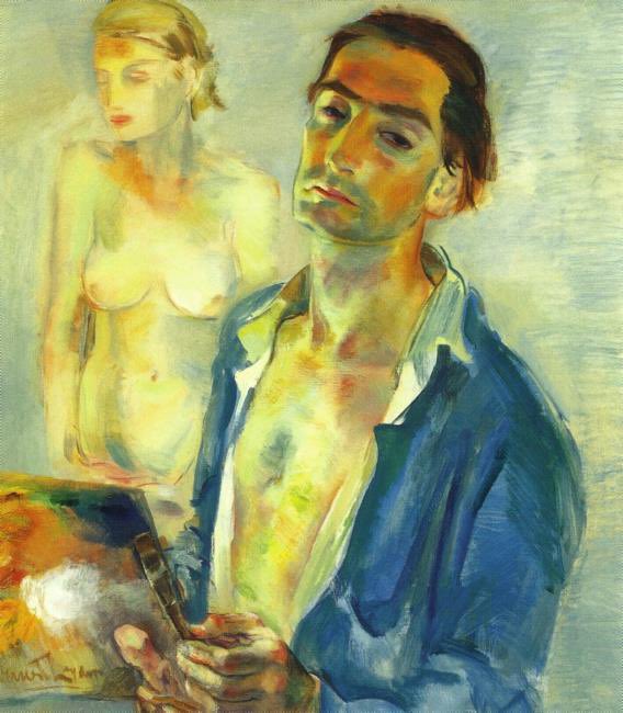 In search of eternal youth in Switzerland, Ernst van Leyden had himself injected with hormones. However, he died soon after in 1969. He himself never became immortal, his art does have that possibility in the #Metaverse 

#NFT #NFTProjects #traditionalart #selfportrait