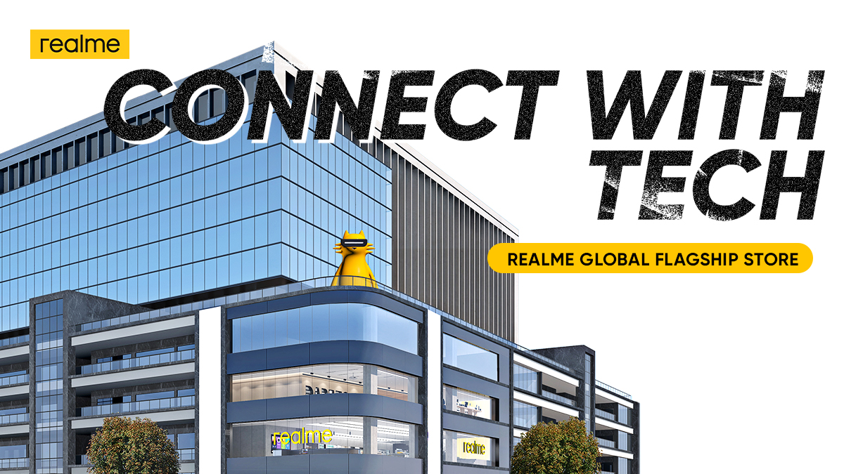 realmeIndia's tweet photo. Enter the world of tech and experience it like never before!
The #realmeGlobalFlagshipStore is now open in Ahmedabad, Gujarat, and is all set to connect you with some groundbreaking technology.
#GreatnessIsInStore
Know more: https://t.co/B8by2FepMX https://t.co/VKFkmop3XI