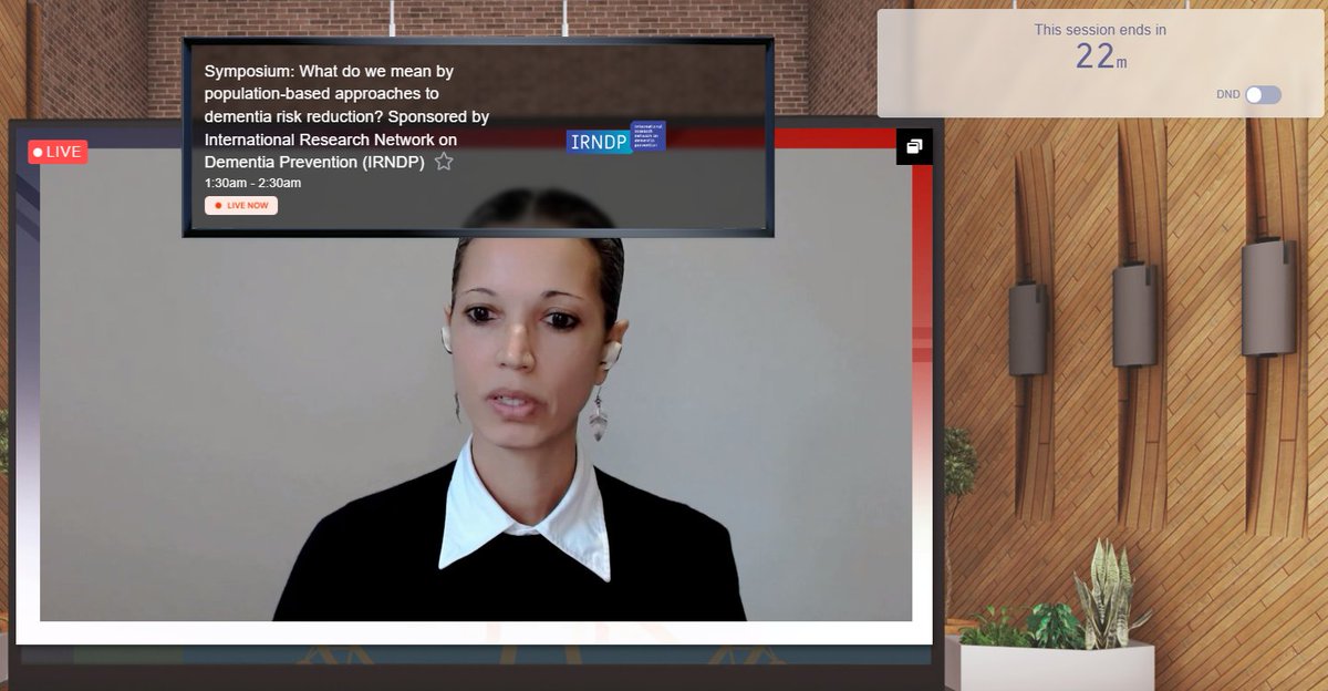 "We must acknowledge and address inequities to ensure natural, built, and social environments conducive to ageing and functioning" <a href="/IshtarGovia/">Ishtar Govia</a> speaking <a href="/ADIConference/">ADI Conference</a> on population-based approaches to dementia risk reduction in LMICs. #ADI2022 <a href="/StrideJamaica/">STRiDE Jamaica</a> <a href="/STRiDEDementia/">STRiDE Dementia Project</a>