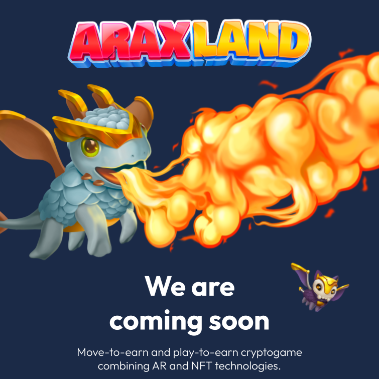 araxland's tweet photo. Now we are actively working on a demo version of the world's best #MoveToEarn #PlayToEarn  game with #AugmentedReality. 
We will show the result in the near future.

Join our community:
Discord https://t.co/nILQe8R0Ud
Telegram https://t.co/UVuFkCSpeK

#Gamefi #P2E #M2E https://t.co/rxpf6cVyac