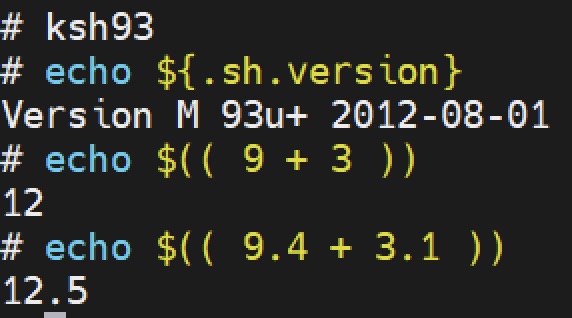 aklyachkin's tweet photo. Arithmetic in #IBMAIX #KornShell. #IBMChampion https://t.co/yPozLFRcWZ