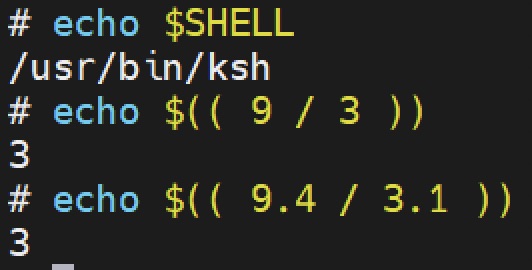 aklyachkin's tweet photo. Arithmetic in #IBMAIX #KornShell. #IBMChampion https://t.co/yPozLFRcWZ