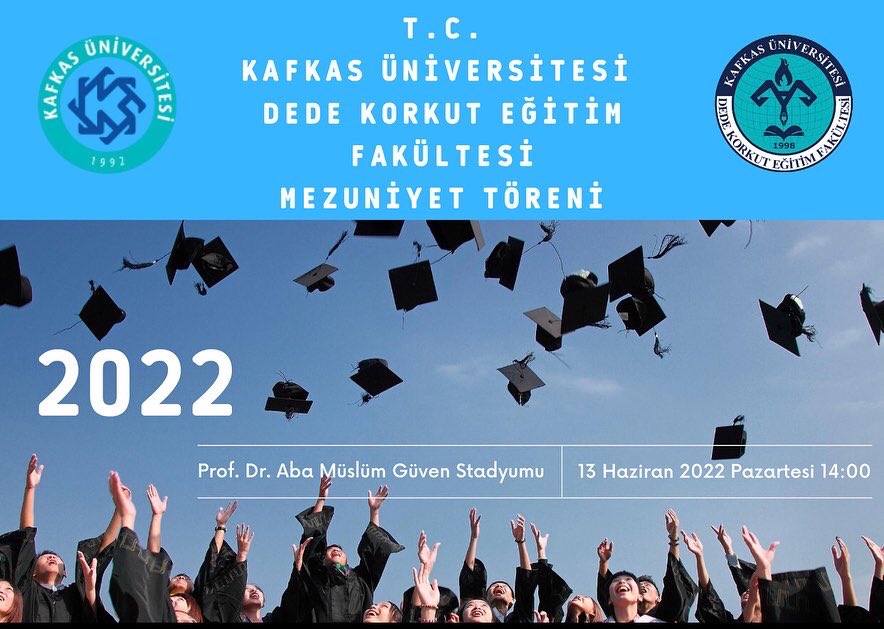 kauegitim's tweet photo. 2021-2022 eğitim öğretim yılı mezuniyet törenimize hepinizi bekliyoruz🌟🍀 https://t.co/SgPSNKqKWx