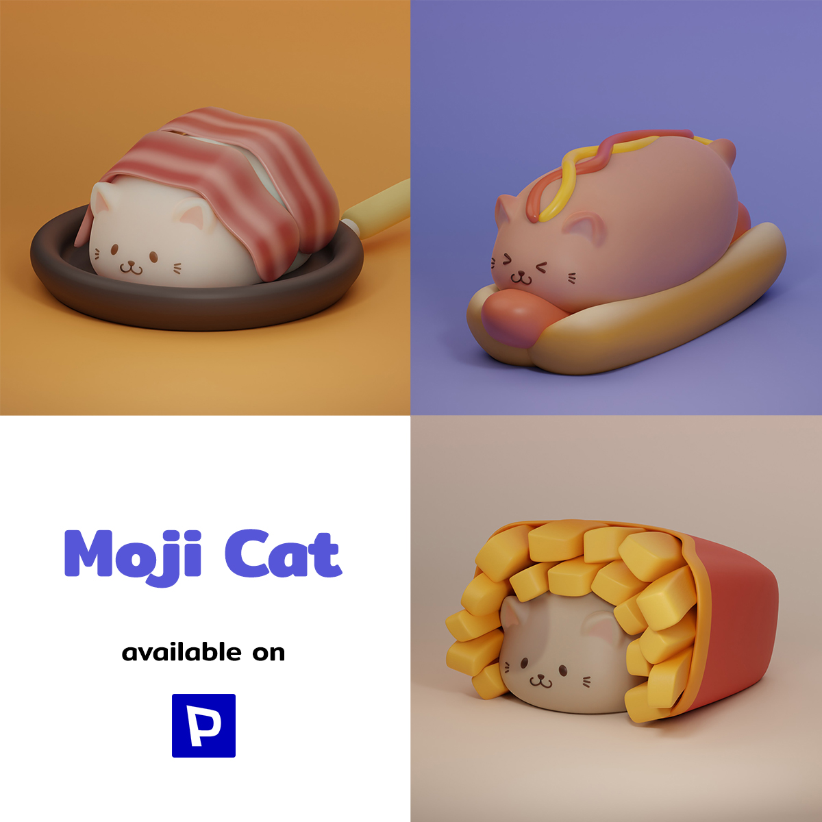 🥓 ALERT 🥓
Moji Cat collections 
No.035 - 037

📅 Drop : Friday 10/06/22
⏲ Time : 6:30 pm (GMT+7)

🔗 PARAS : paras.id/collection/moj…

📸 instagram : instagram.com/mojicat.near/

💬 Discord : discord.gg/xfvrhwvXN4