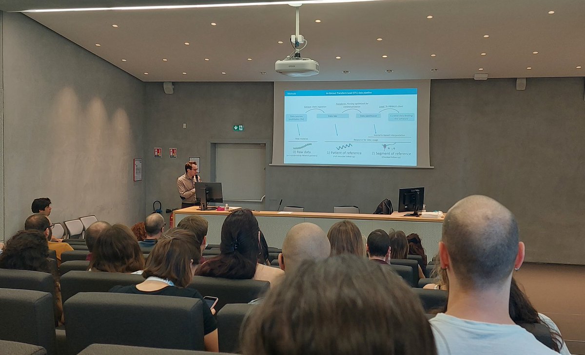 CRBS_Strasbourg's tweet photo. And we begin the 3rd session about Complex biological systems with @DemuthStanislas from @Inserm U1119 and his proposal on an universal digital format for reference disease trajectories in chronic medical conditions https://t.co/iZ5Aod1KLb