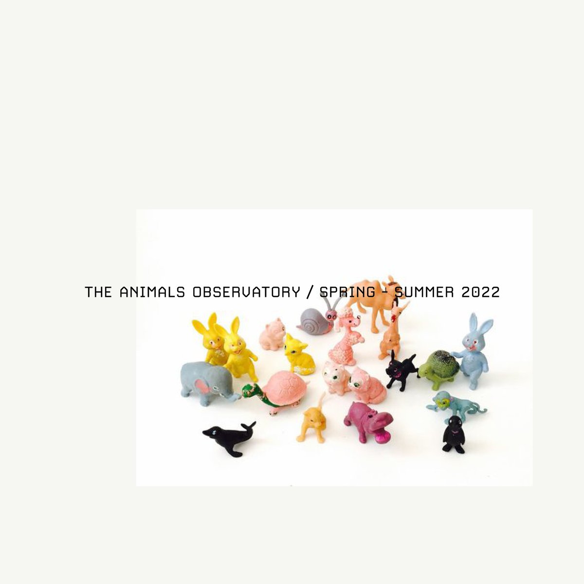 TheAnimalsObs's tweet photo. “Vintage Plastic Animals” (unknown).
Inspirations Spring/Summer 2022.

#BeAGoodAnimal https://t.co/xLAcPMS12y
