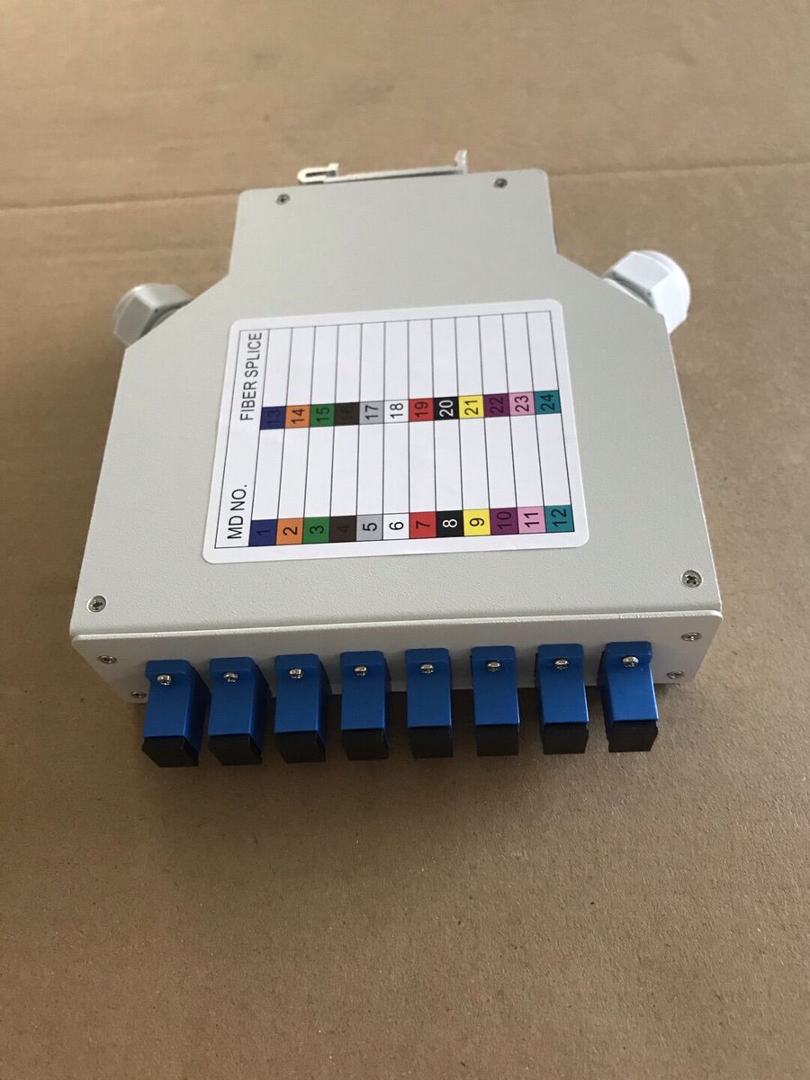 rtFhipDZt8OrMH0's tweet image. DIN rail mounted fiber optic terminal box #napbox #adapter

with 8pcs of SC/UPC SM Simplex adapter
with 8pcs of SC/UPC/G652/1C/0.9/1M/PVC/yellow Pigtail