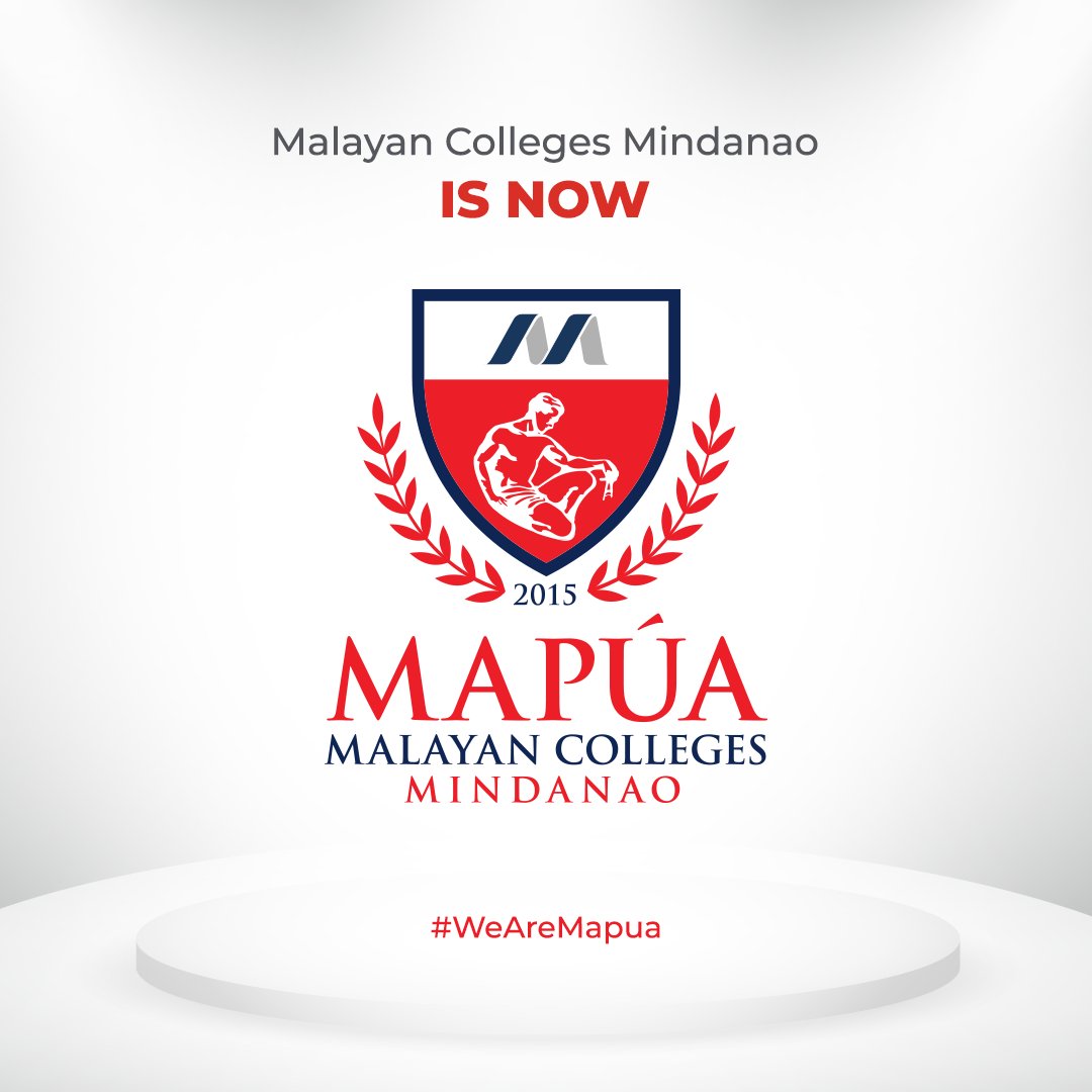 MapuaMCM's tweet photo. Introducing the new name of Excellence – Mapúa Malayan Colleges Mindanao.

#LegacyAndExcellence https://t.co/pwWI5Mt3Hs