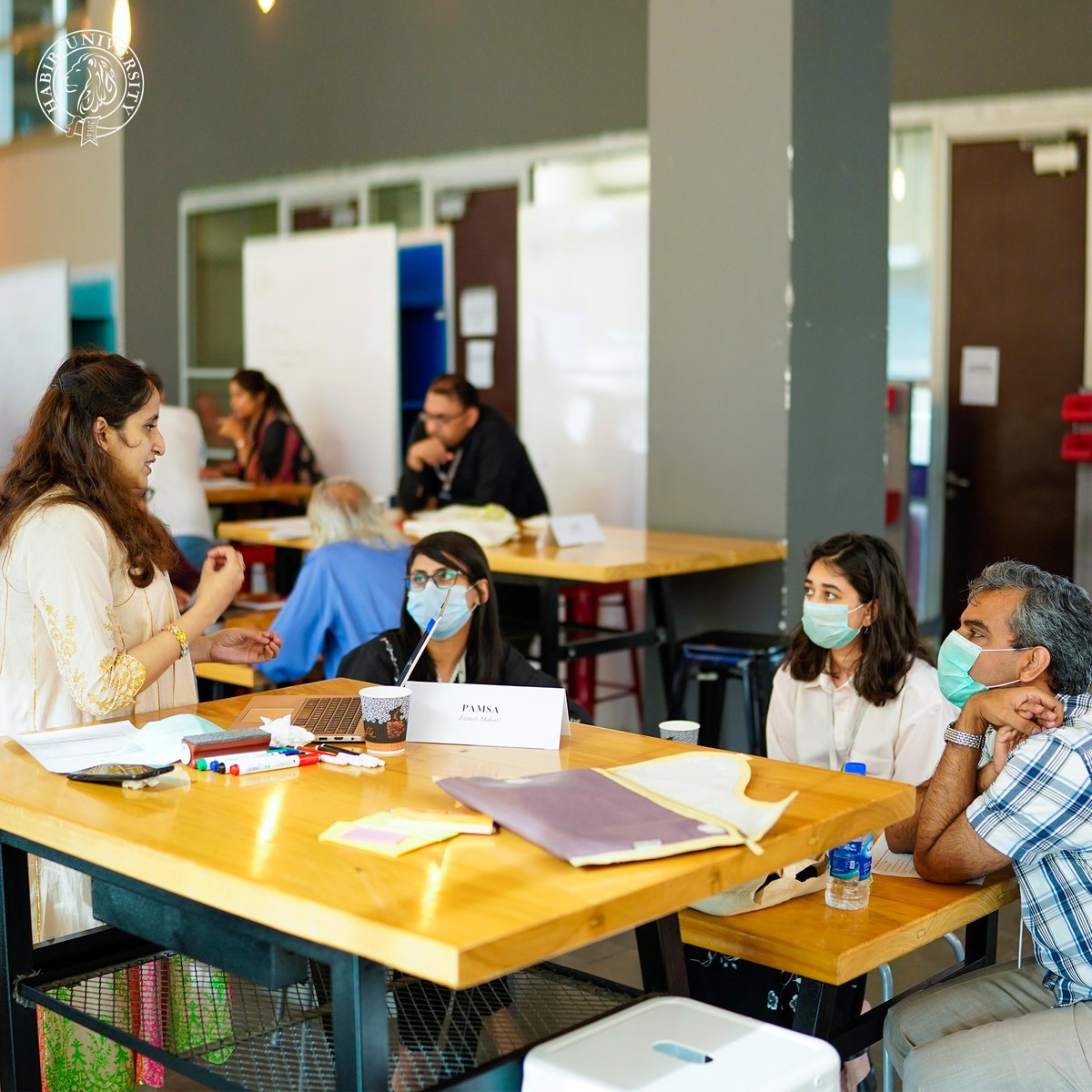 HabibUniversity's tweet photo. On the 6th & 7th June 2022, #HabibUniversity's faculty members from across various departments undertook a review of the #HabibLiberalCore (HLC). The 2 day review consisted of panel discussions, presentation on HLC courses & collaborative reflection on the trajectory of HLC....⬇️ https://t.co/nyGTpUp2oq