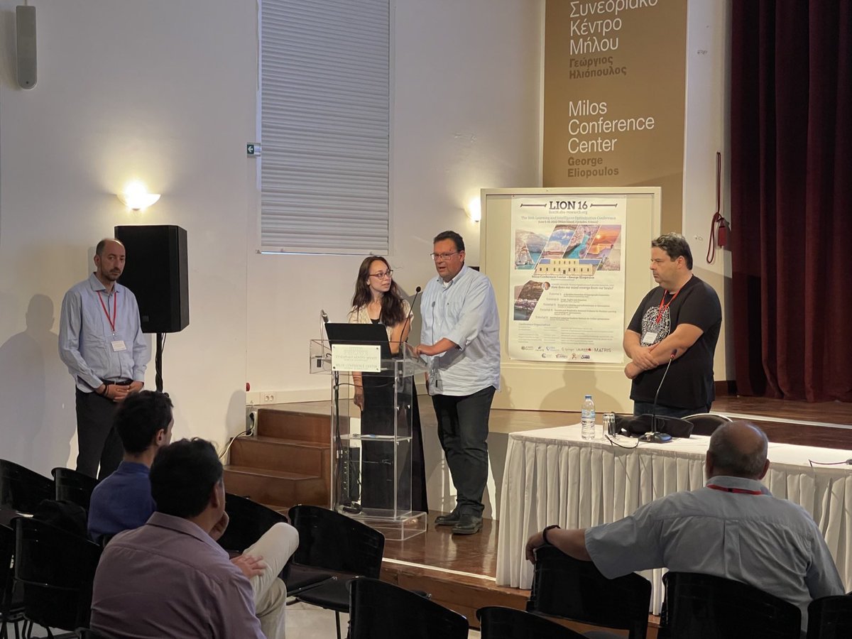 The honarable Major of Milos <a href="/dimosmilou/">Milos island</a> Manos Mikelis has visited #LION16 Conference and greeted the participants