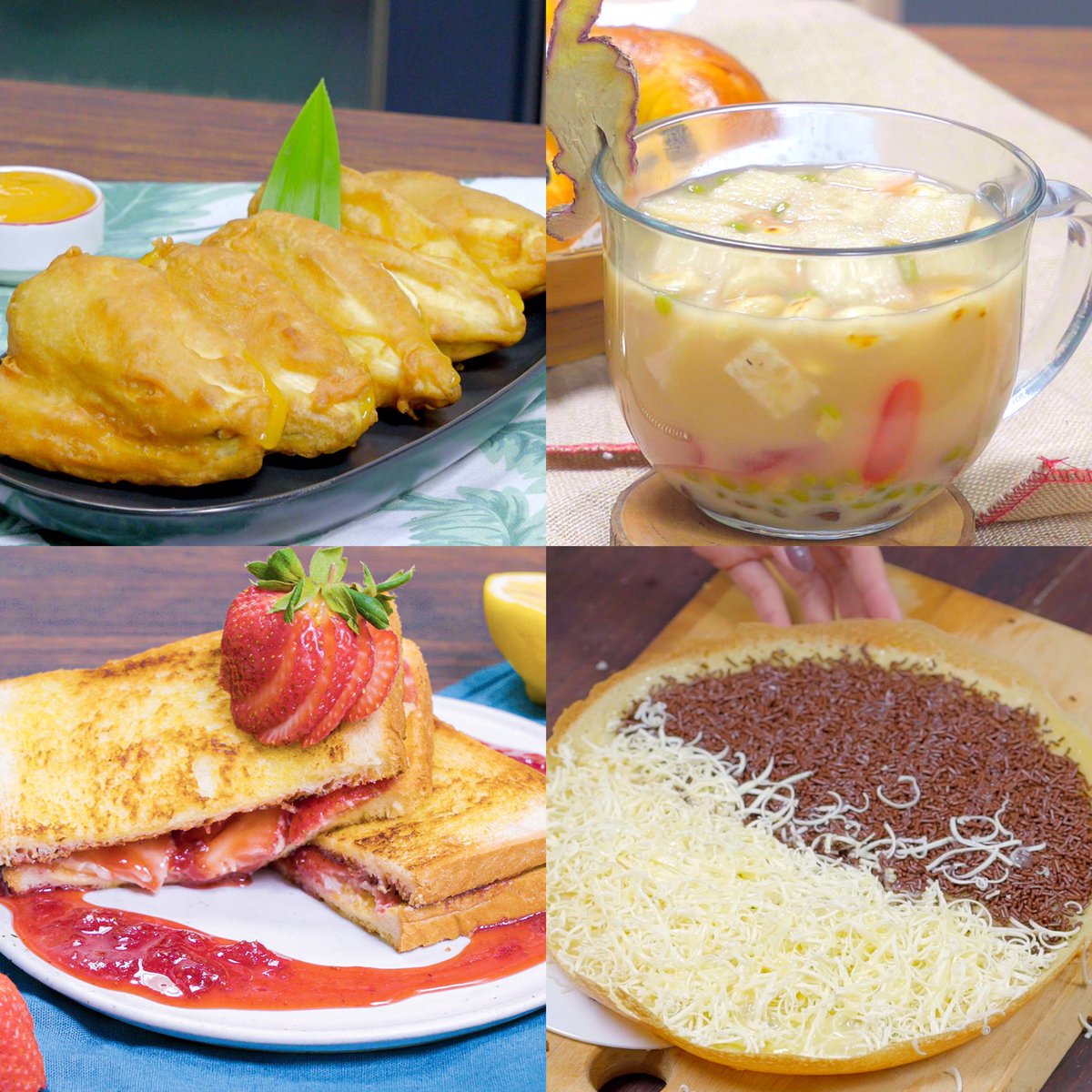 MasakTV's tweet photo. ✨ RESEP CEMILAN MALAM HARI✨🌙

-A Thread- https://t.co/kavGxC1g5J
