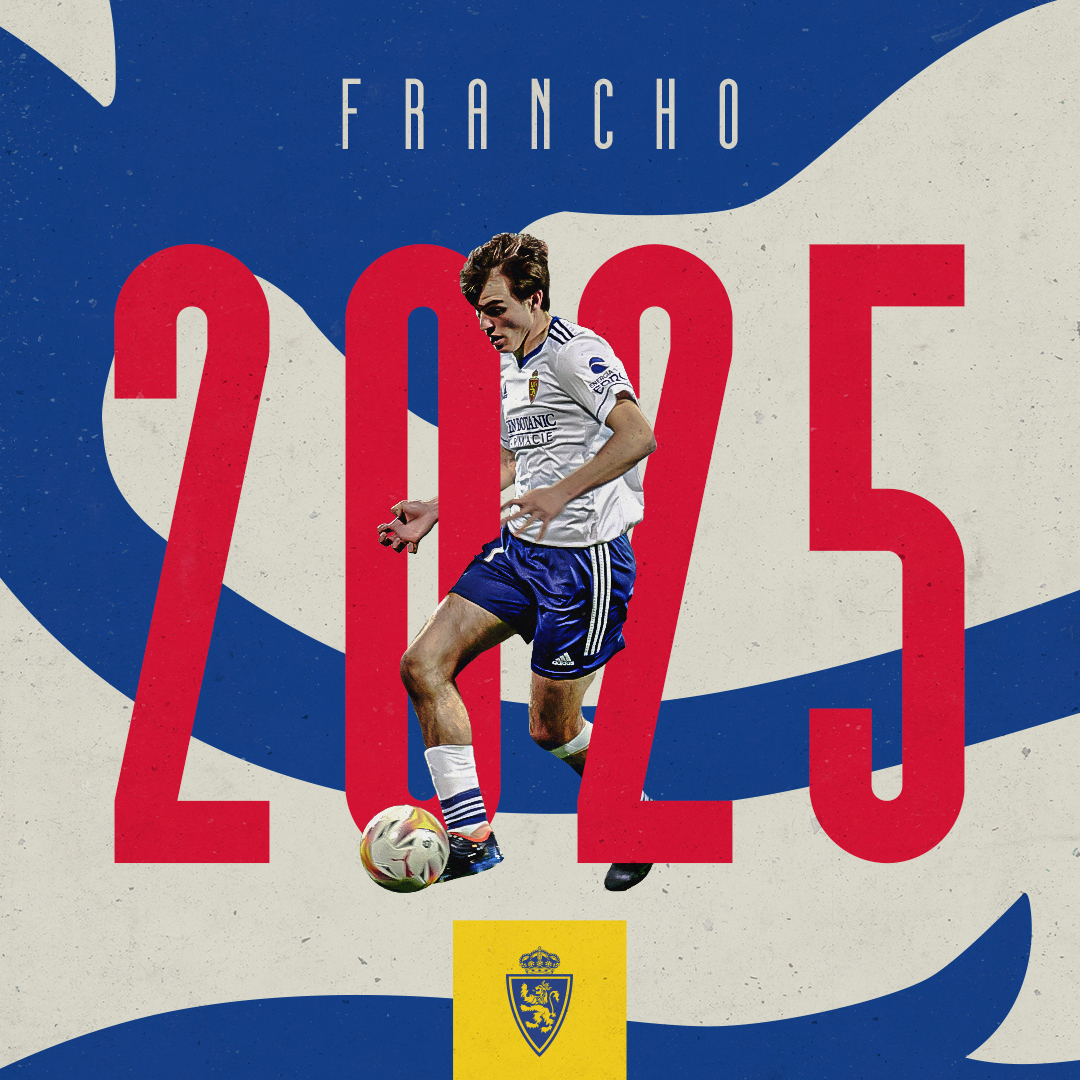 RealZaragoza's tweet photo. 📯 OFICIAL | Francho Serrano renueva con el #RealZaragoza hasta 2025 😃🤝

https://t.co/f3DLDc7WTK 

#LoMejorEstáPORVENIR 💙🤍 #Francho2025 🦊 https://t.co/pnZIaOEoF0