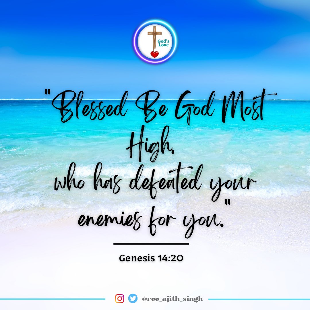 roo_ajith_singh's tweet image. May God fight your enemies, defeat them for you ✝️💟 and save you from every plan of the evil one!

Shalom to you in Jesus name!

#God #Jesus #love