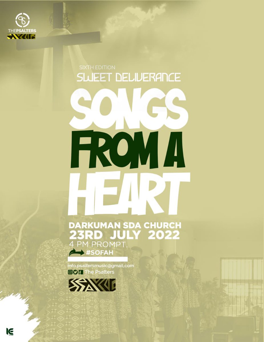 ThePsalters's tweet photo. Save The Date, Book A Seat!
Sweet Deliverance At 6!
#SweetDeliveranceAt6
#SongsFromAHeart
#SOFAH
#ThePsaltersXperience
#ThePsaltersMusic
#ThePsaltersEffect https://t.co/cswn29VyC8