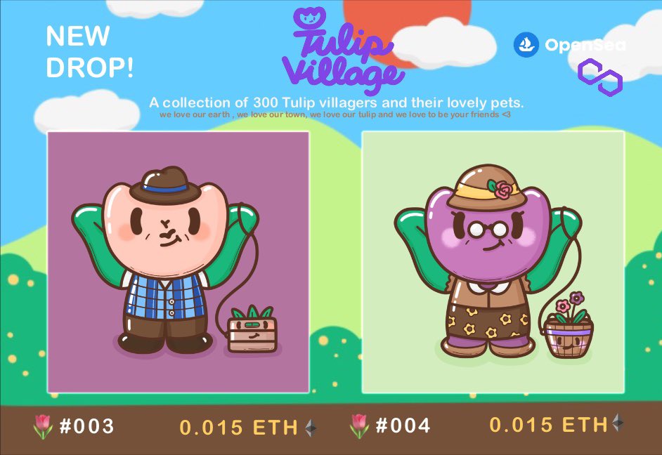 🚀Collection SingleCell🚀
singlecell#143-144| 0.015 ETH 
🟢Available Now 🧫 opensea.io/collection/sin…

🌷Collection SingleCell🌷
tulipvillager#003-004 | 0.015 ETH ( polygon)
🟢Available Now 🧫 opensea.io/collection/tul…

#NFTCollection #NFT #NFTCommunity #opensea #NFTTHAILAND