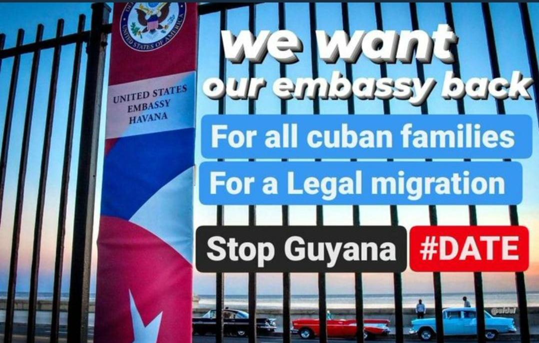 PozoRaiza's tweet photo. #ConsularServicesInCuba for all categories! #CFRP #NoMoreGuyana #DATECFRP @SecMayorkas @StateDeptSpox @USEmbCuba @SecMayorkas #date https://t.co/SbGqR4StV9