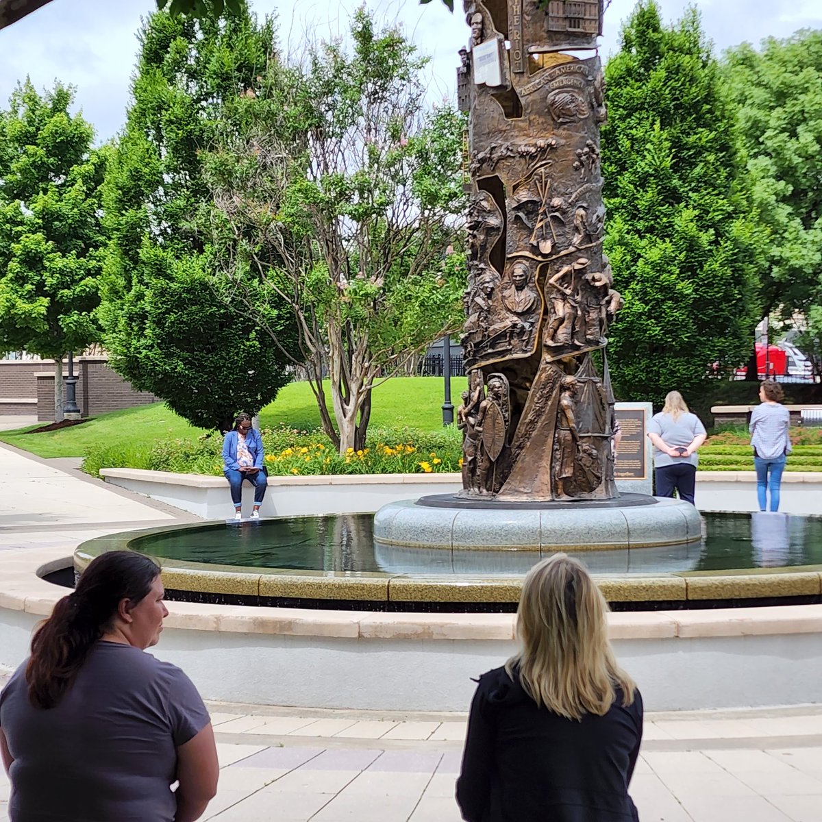 osuwp's tweet photo. We've been excited to host "Social Justice in the Heartland" this week, an @olgas_table satellite seminar on Holocaust education. Teachers explored local history, museums, and sites of conscience around Tulsa. https://t.co/Ur9BZfSlqM
