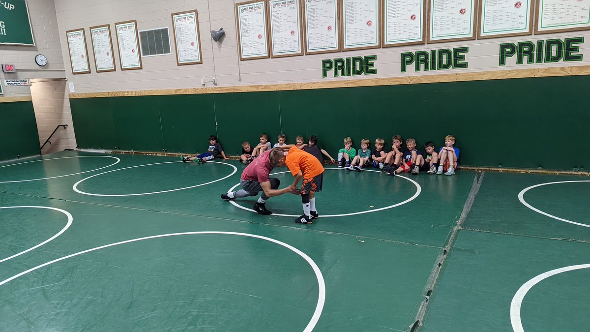wrestlingdelta's tweet photo. A special thank you goes out to Delta wrestling alum and current @onu_wrestling wrestler, @RossRayfield , for helping out our little guys every day of the State Champ Camp.  He did a great job reinforcing the lessons of our technicians all week long.

#PrideX3 https://t.co/BQXi3EioJg