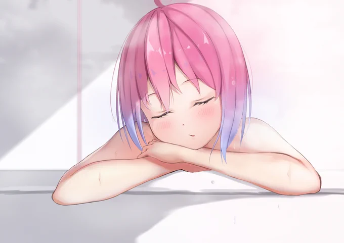 Relax bathtime🛁
#ルーナート 