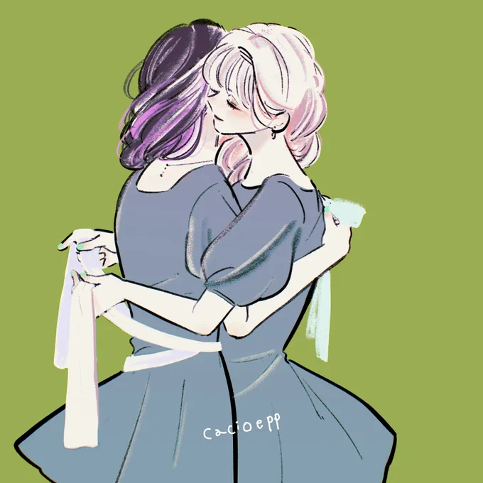 リボン#創作百合 