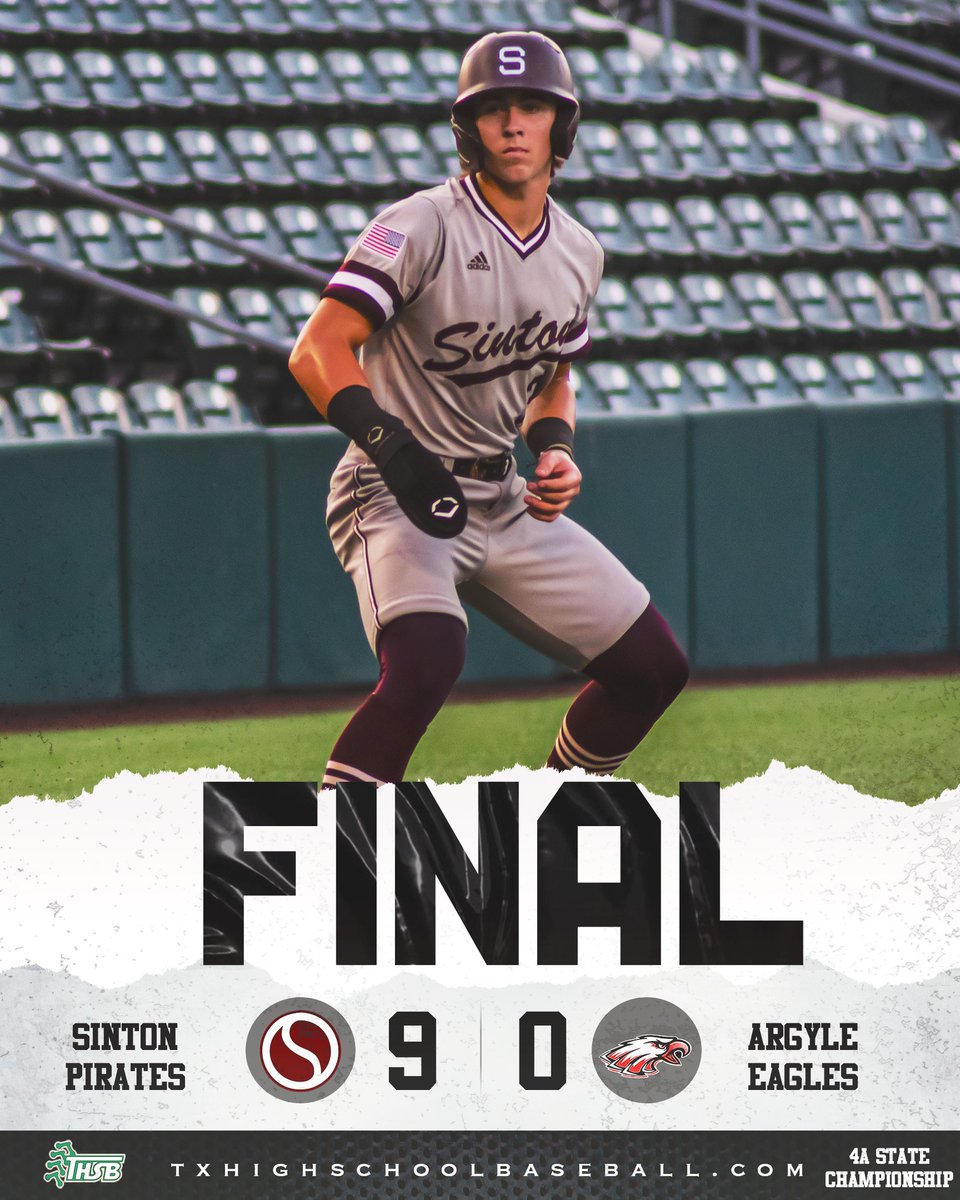4ATxHsBaseball's tweet photo. Sinton captures the 4A state championship! https://t.co/AmSEWdrDpI