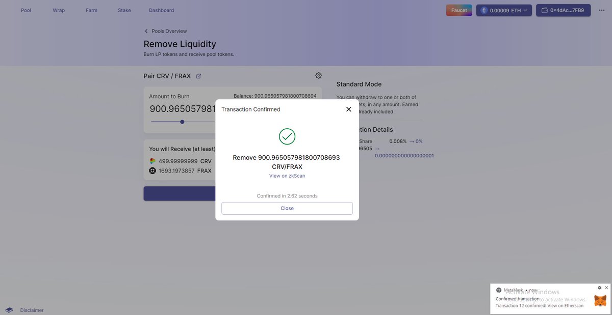 #L222 #zkSync #Layer2 #ZKRollup #testnet #Ethereum #DeFi good