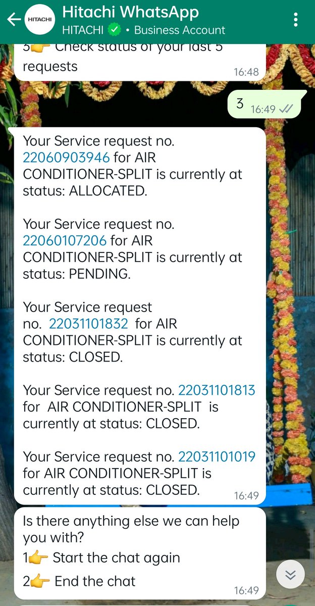 Dipeshbansal10's tweet photo. #Hitachi
Its been more than 8 days my AC problem is still unresolved. Not sure why they are still juggling for the missing parts.
Yesterday after registering the complaint again, executive was assigned but eventually cancelled.
SR: 22060107206
@HitachiAirCon
@jagograhakjago https://t.co/QacaSNFTRm