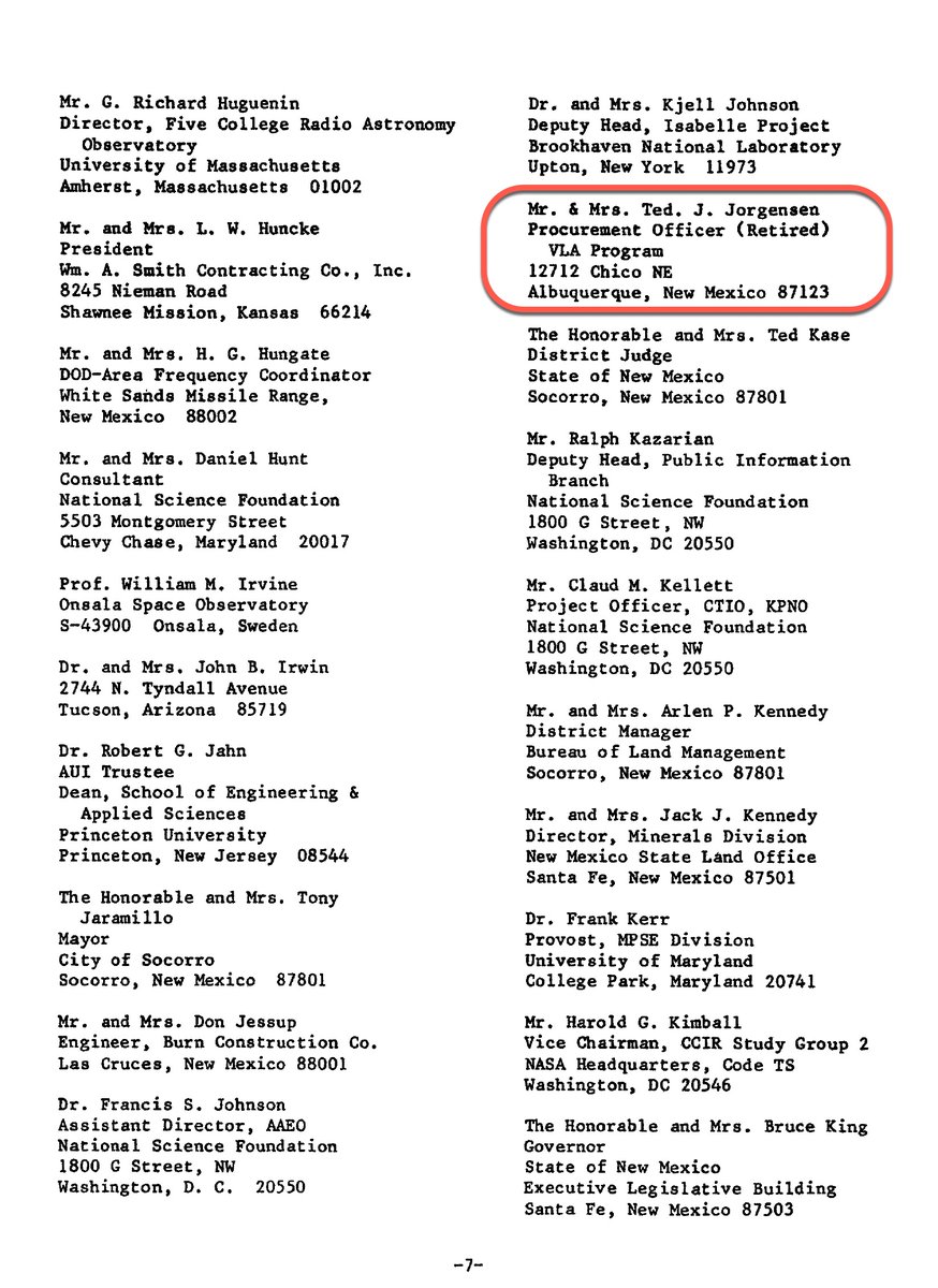 HousatonicLive's tweet image. Jeff Bezos likes to talk about how his biological dad rode unicycles with the circus

But not how his paternal grandfather had a key role in the buildout of the #VeryLargeArray @TheNRAO 

Nor how his other grandad LP Gise was 5th employee of DARPA, and a high-levelAEC director