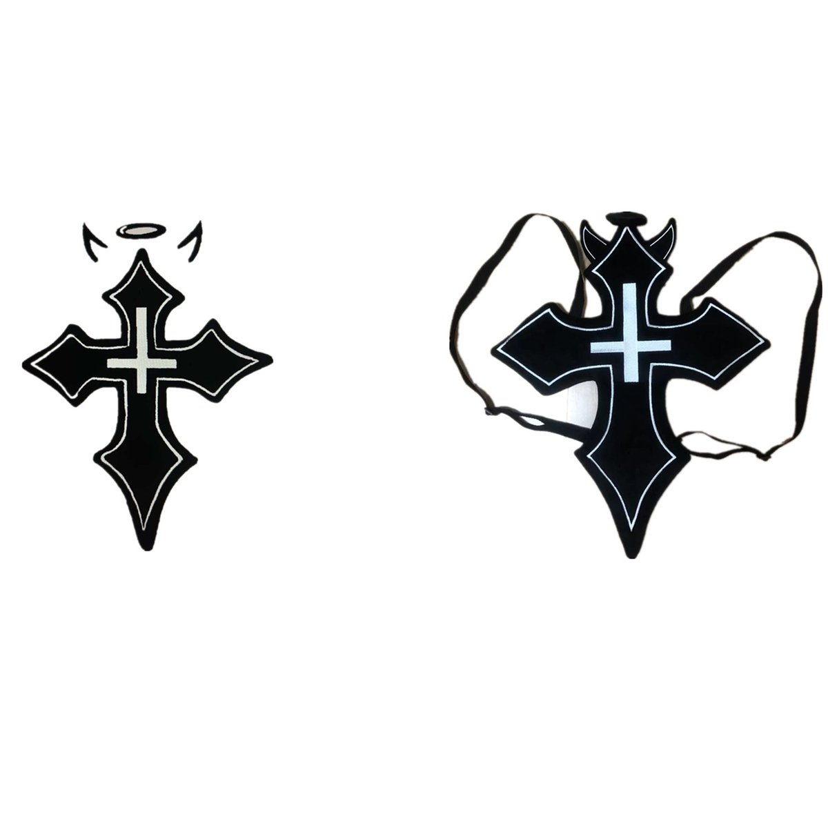 cherrychen1226's tweet photo. Exquisite embroidery custom Religious design soft plush fabric Cross shape black Backpack #custombackpack #plushbag #customreligiousbag https://t.co/da2tZePngN
