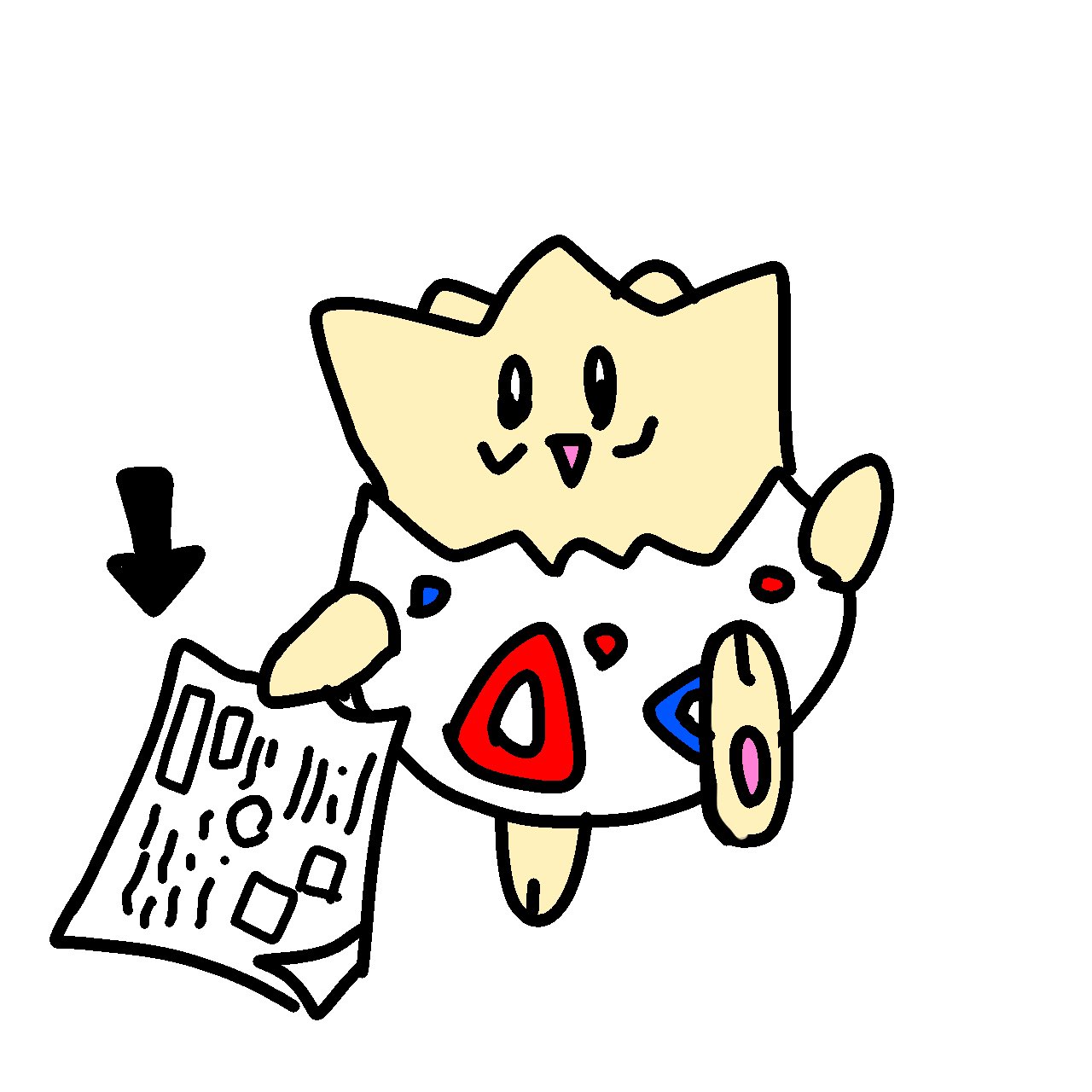 Zeni Tyoge スマホで景色を撮りまくるトゲピーちゃん トゲピー Togepi イラスト Illustraion T Co Csfyjelxtq Twitter