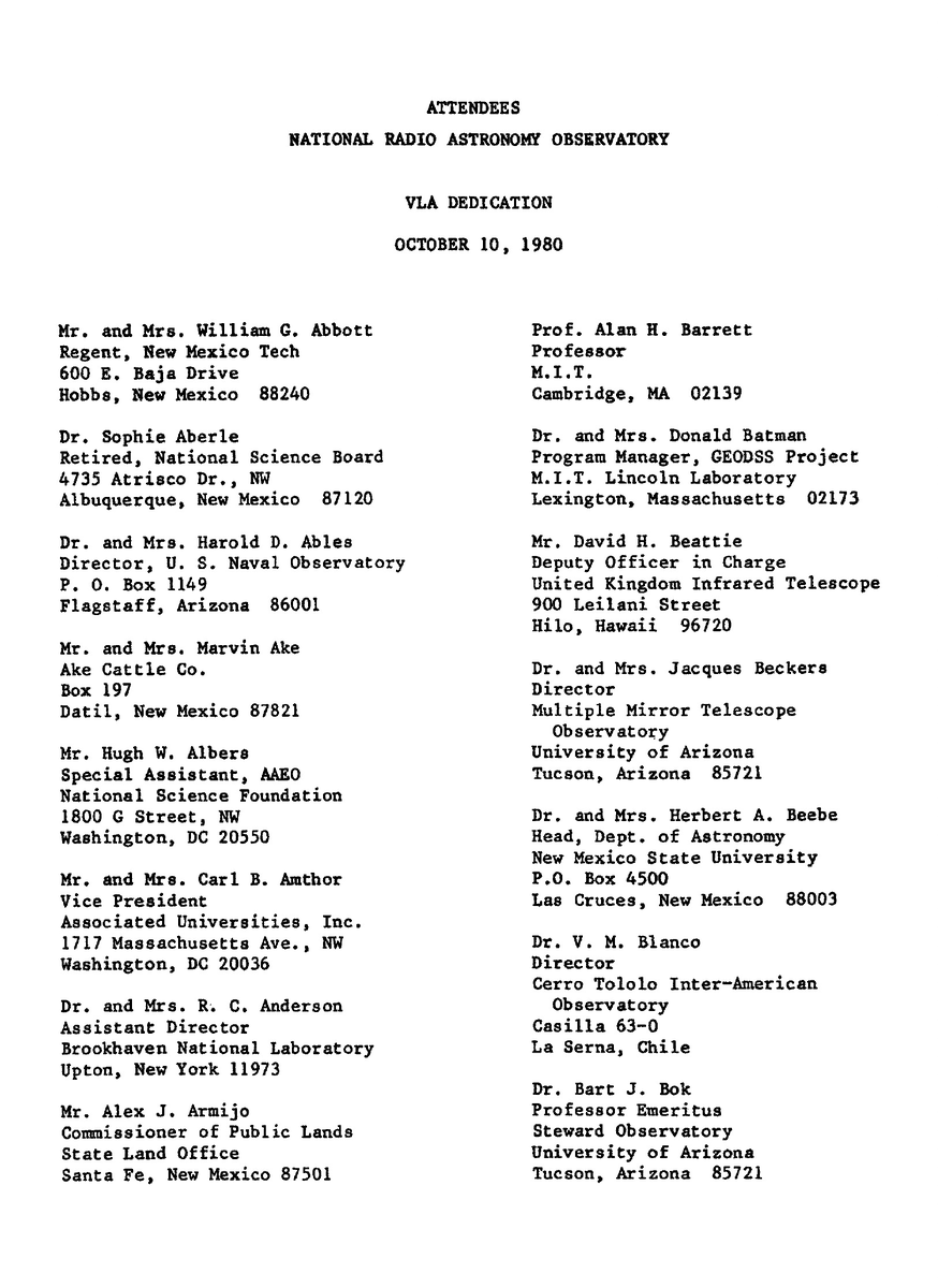 HousatonicLive's tweet image. Jeff Bezos likes to talk about how his biological dad rode unicycles with the circus

But not how his paternal grandfather had a key role in the buildout of the #VeryLargeArray @TheNRAO 

Nor how his other grandad LP Gise was 5th employee of DARPA, and a high-levelAEC director