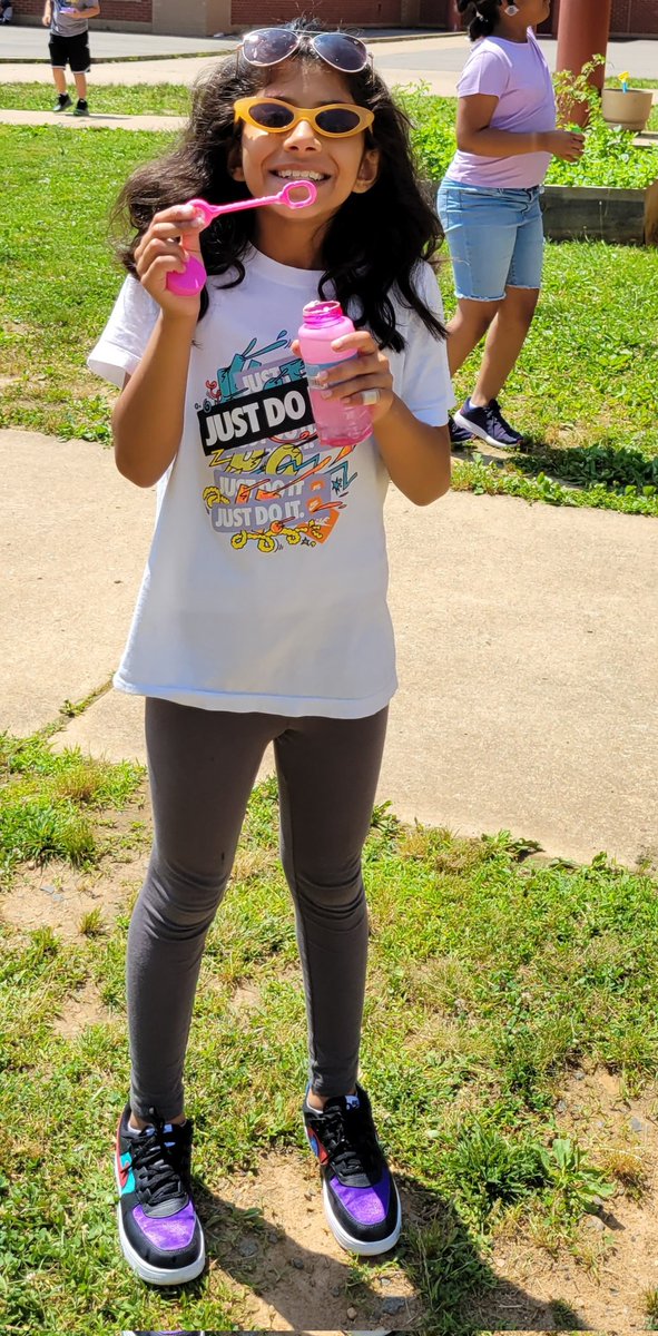 ☀️ Wednesday was "Bubbles and Shades" day of our last week of school summer countdown. ☀️ our 4th graders did not disappoint!