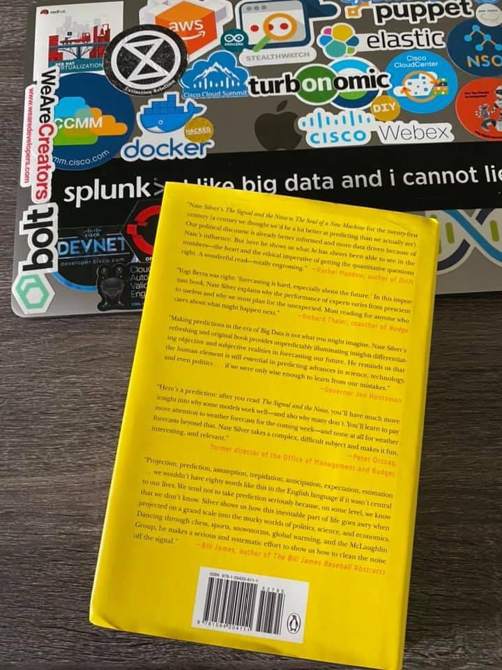 MerazMario's tweet photo. #bookreview
#readingforpleasure
#bookRecommendation
#bookstagram
#booklovers
#bookworn
#bookTwitter
#LibrosRecomendados
#opendemocratech
The Signal and The Noise , Why so many predictions fail, but some don’t
Nate Silver https://t.co/CgiIKOAlMd