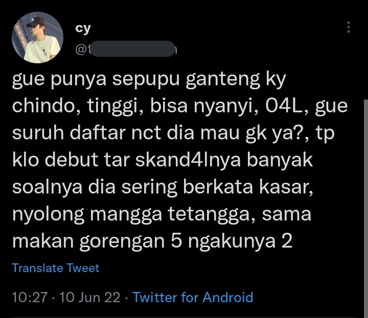 nct_menfess's tweet photo. nct! WKWKWKWK ADUH NGAKAK BGT 😭😭😭 ayo dong ceritain kalau kalian atau sepupu atau temen kalian daftar nct dia bakal kena skandl apa https://t.co/zwdb1kG7Hc