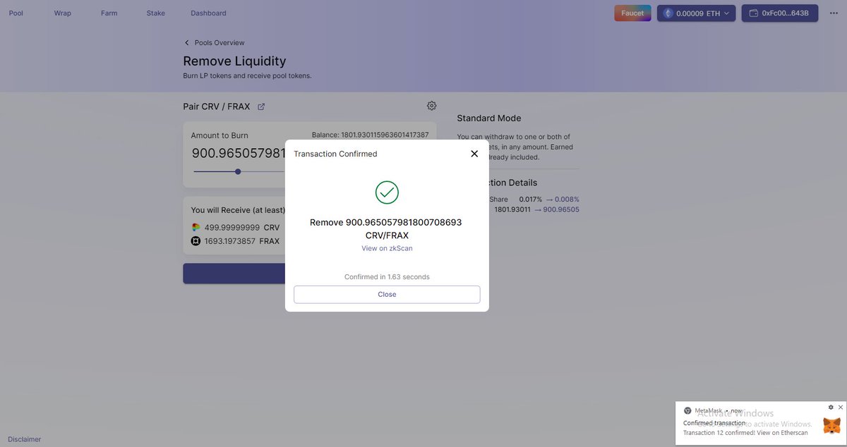 #L222 #zkSync #Layer2 #ZKRollup #testnet #Ethereum #DeFi good