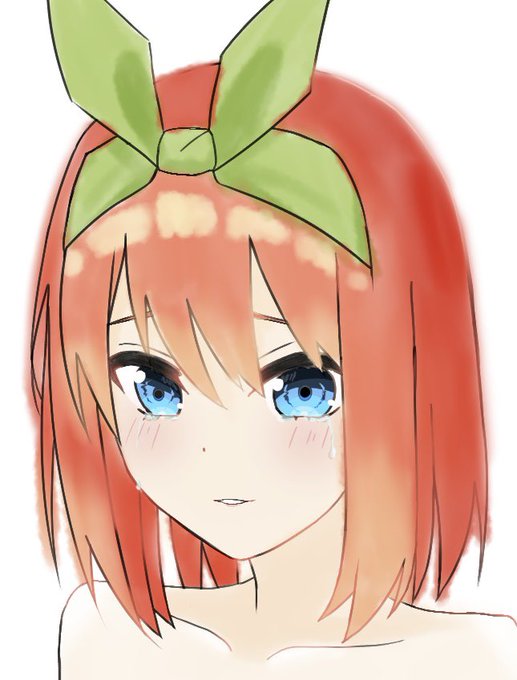 やきぷりんさんがTwitterに投稿した中野四葉(五等分の花嫁)のイラスト。