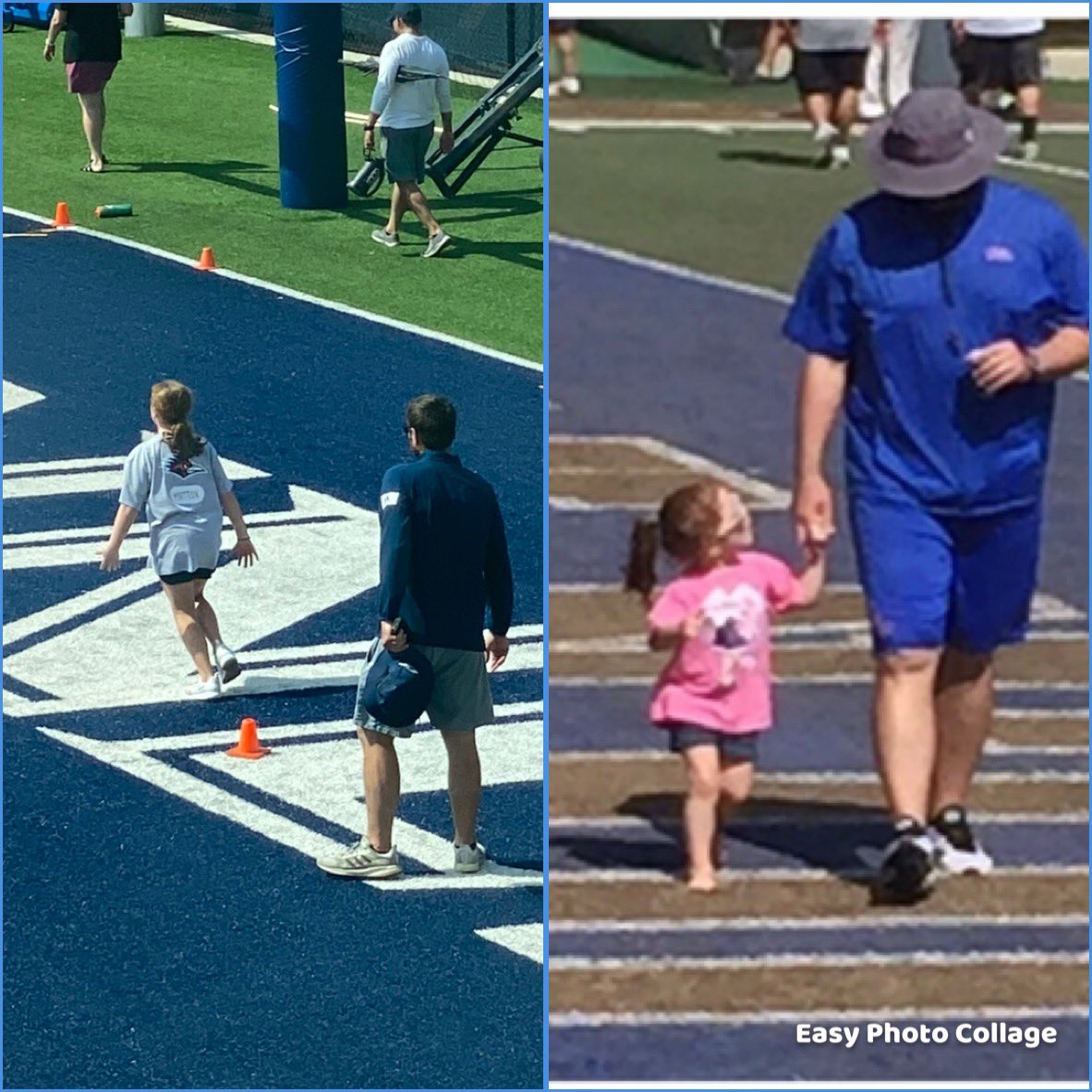 Babies don’t keep. Kirby and @OLCoachMattox at summer camps. 2022 vs 2015. #Slowdowntime