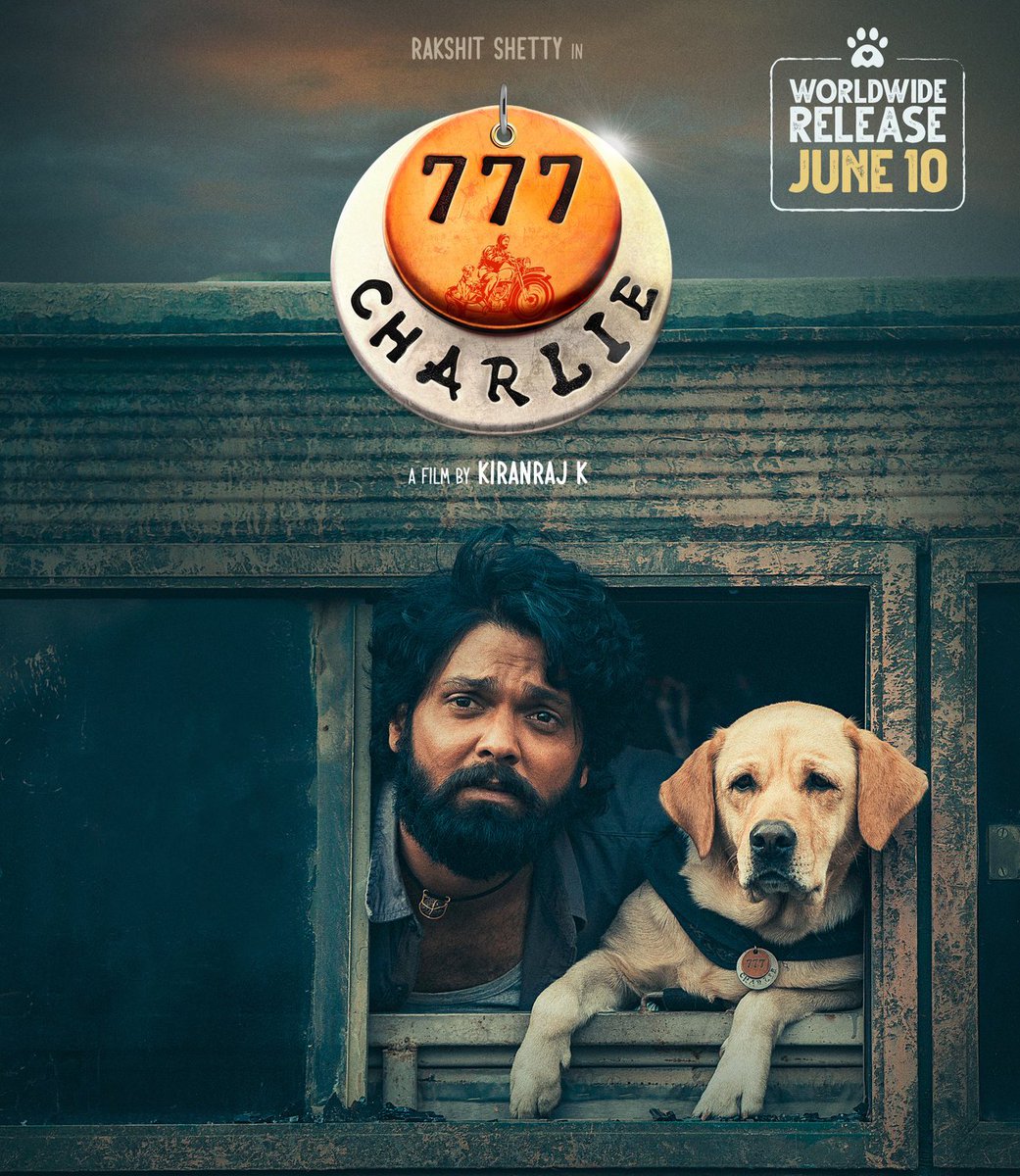 epic_m7's tweet photo. Watched #777Charlie(yesterday 10Pm PS in Belgavi 70%full)
Great message,comedy,bgm🔥
Audience reaction was priceless♥️ literally everyone cried at many scenes,Climax🥺♥️
Last year lost my dog (Raju 13yr)😭 
Overall Rating ⭐⭐⭐⭐1/2
#777CharlieInCinemas @777CharlieMovie 🙌🏻♥️ https://t.co/le0dULUtKs