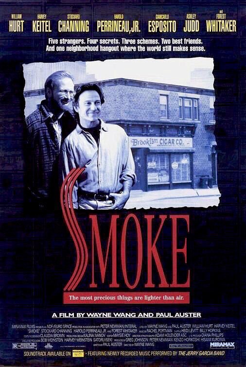 FilmNewsNos's tweet photo. 🎬MOVIE HISTORY: 27 years ago today, June 9, 1995, the movie 'Smoke' opened in theaters!

#GiancarloEsposito #JoseZuniga #HarveyKeitel @JaredHarris #WilliamHurt #DanielAuster #HaroldPerrineau #DeidreOConnell #VictorArgo #ForestWhitaker @AshleyJudd #StockardChanning #MalikYoba https://t.co/xVT2btY9Lz